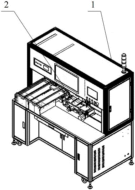 Automatic lithium battery laser marking machine