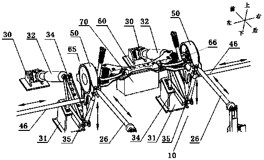 Fatigue test bed for automobile suspension system