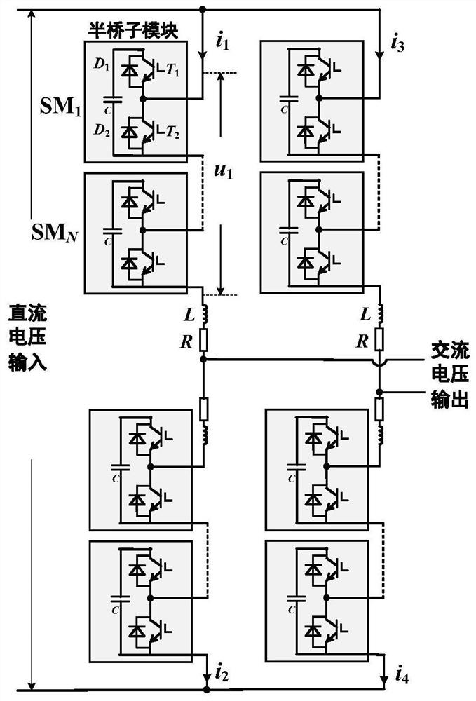 Modular submarine power supply capacitor voltage ripple suppression method, system and controller