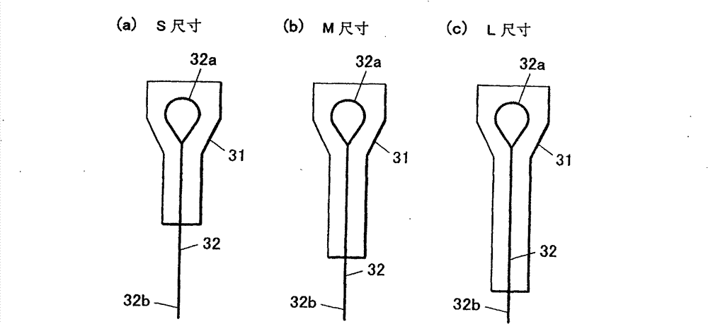 Cloth cutting device of hole stitching machine