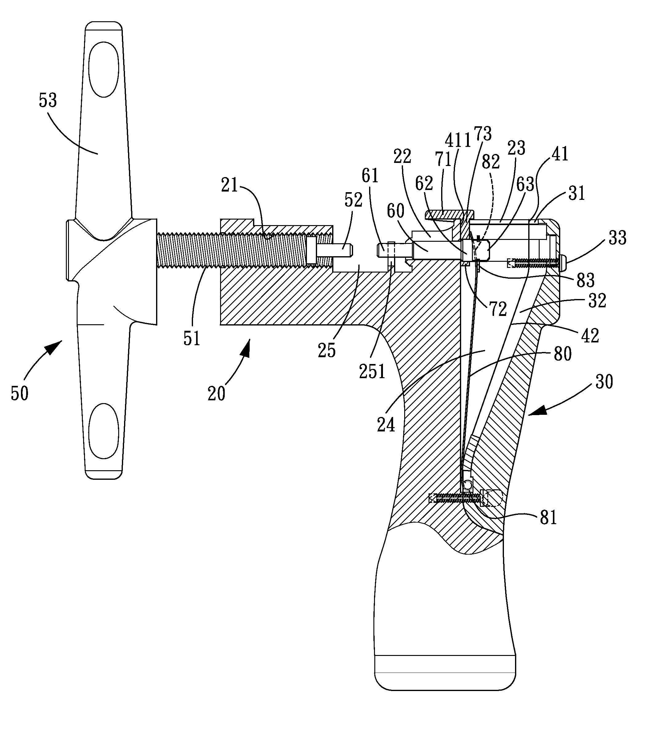Device for assembling and disassembling a bicycle chain