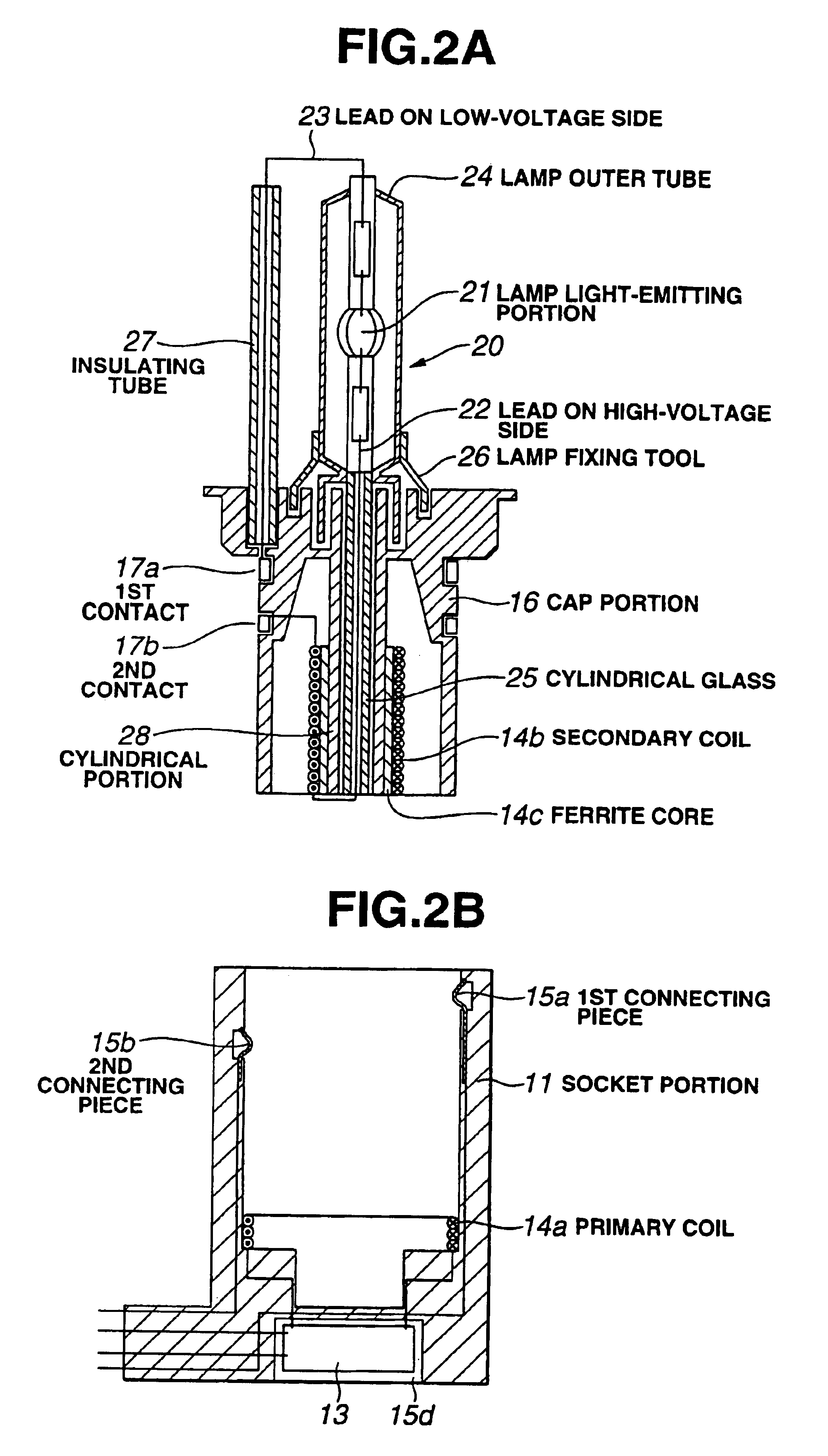 High-voltage discharge lamp lighting apparatus, high-voltage discharge lamp apparatus, and floodlight projector apparatus
