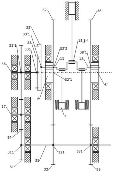 A reciprocating-rotating motion conversion mechanism and water pump