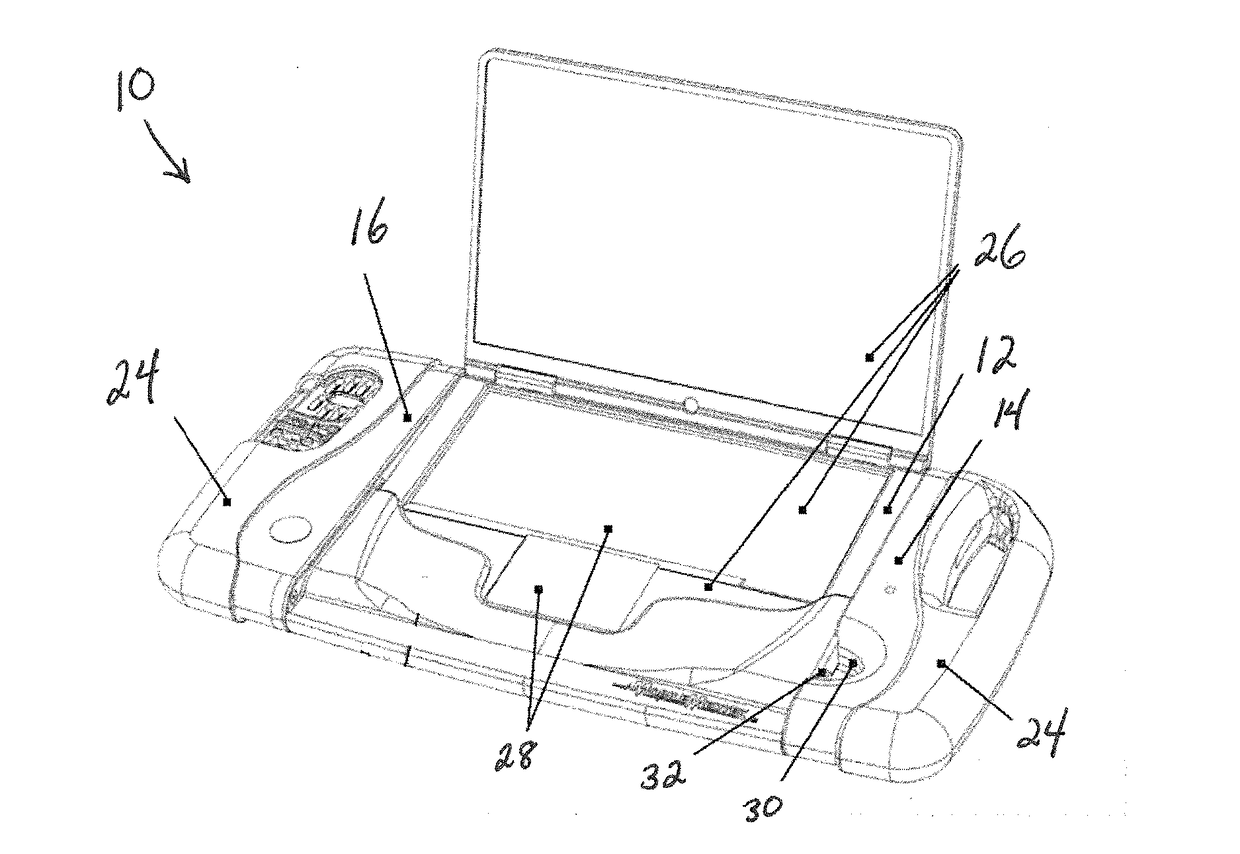 Electrophysiological testing device