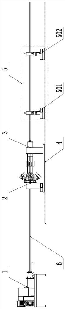 Composite plastic pipe production system and using method thereof