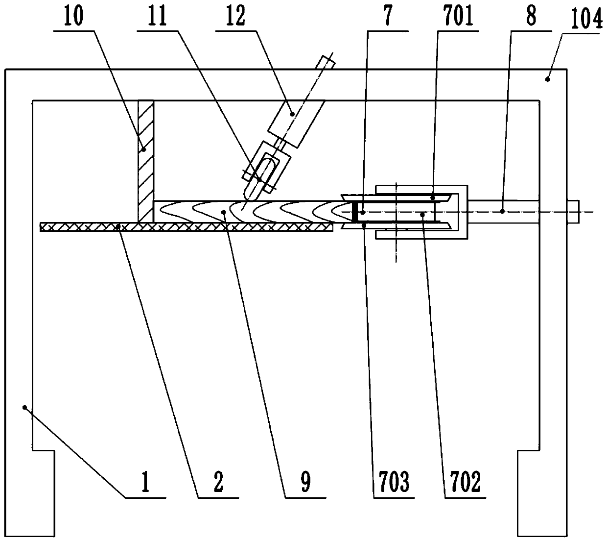 Automatic and quantitative gluing plate jointing device of short and small battens and gluing plate jointing method