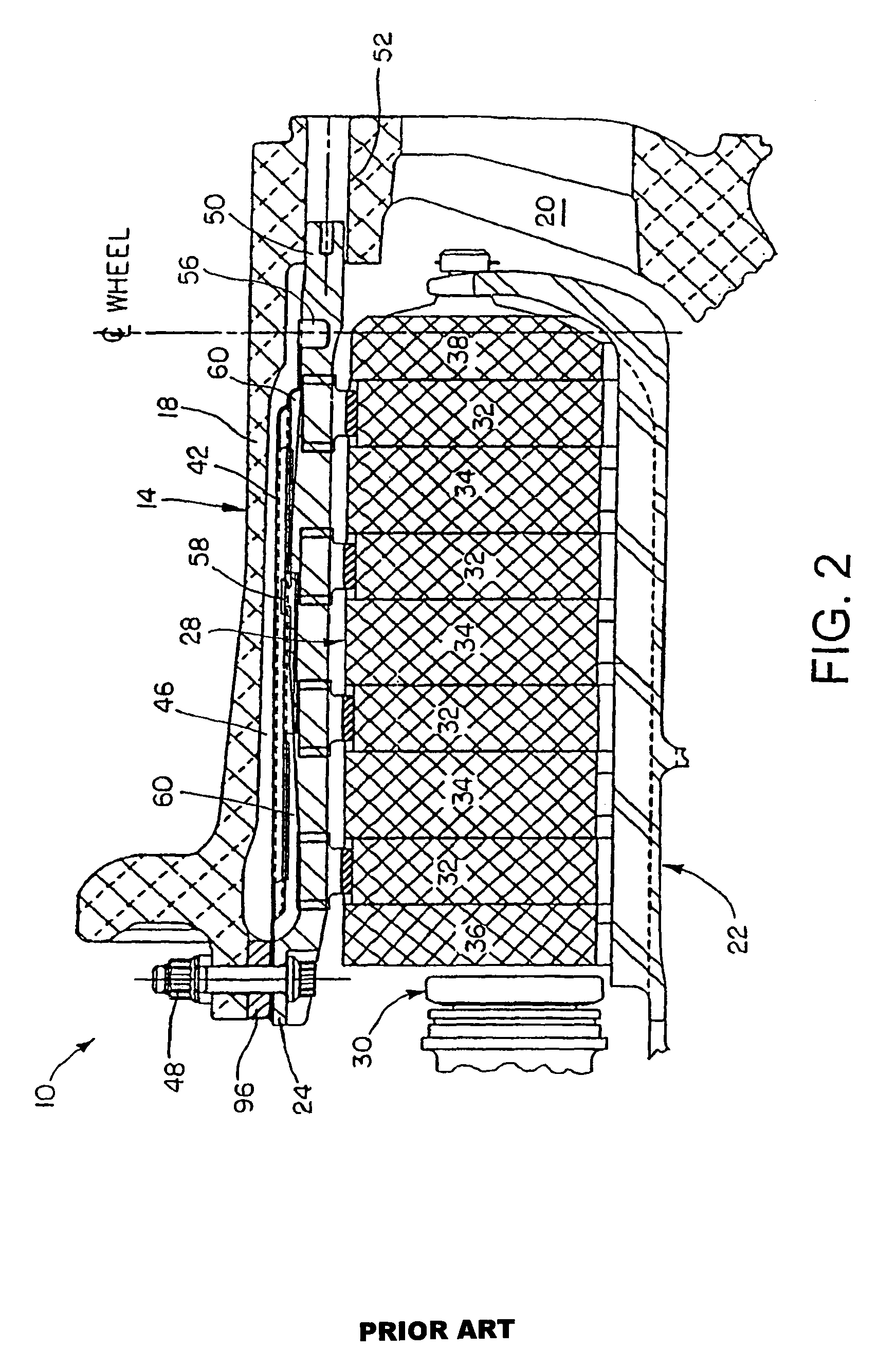Wheel and brake assembly