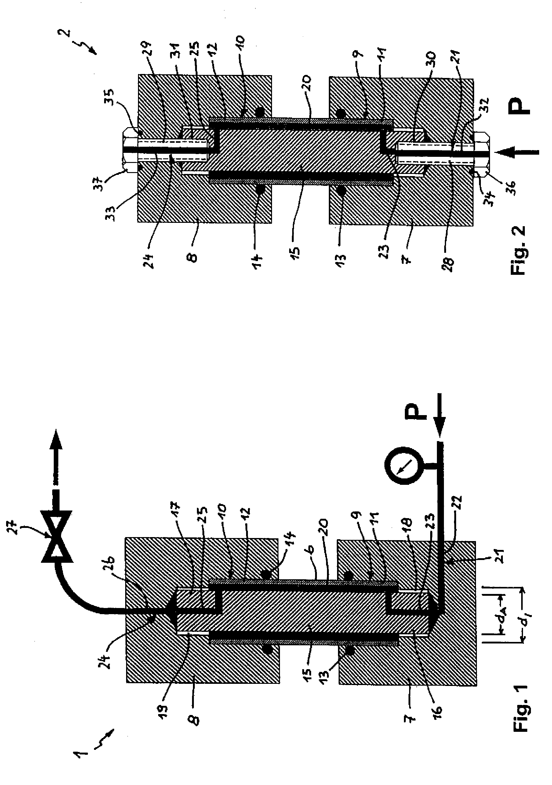 Apparatus for testing a rupture strength of a pipe