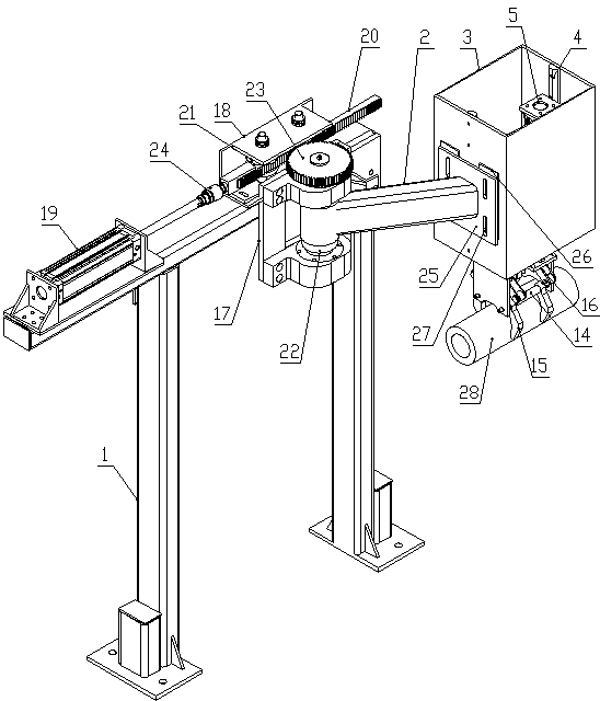 Cylinder sleeve workblank transfer device