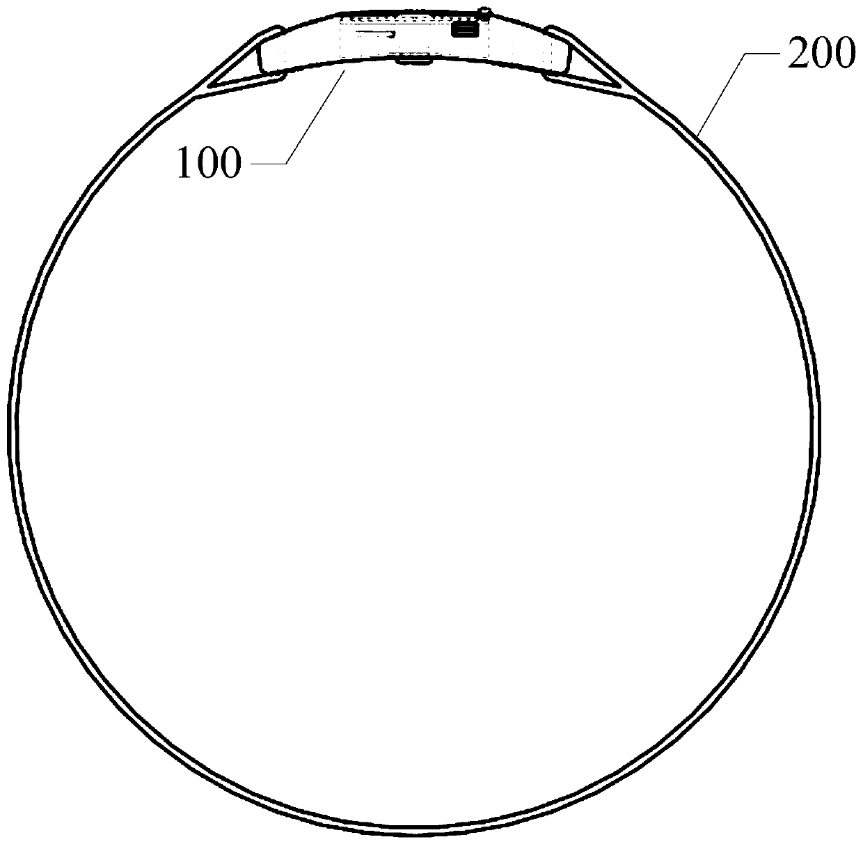 An intelligent contact forehead thermometer