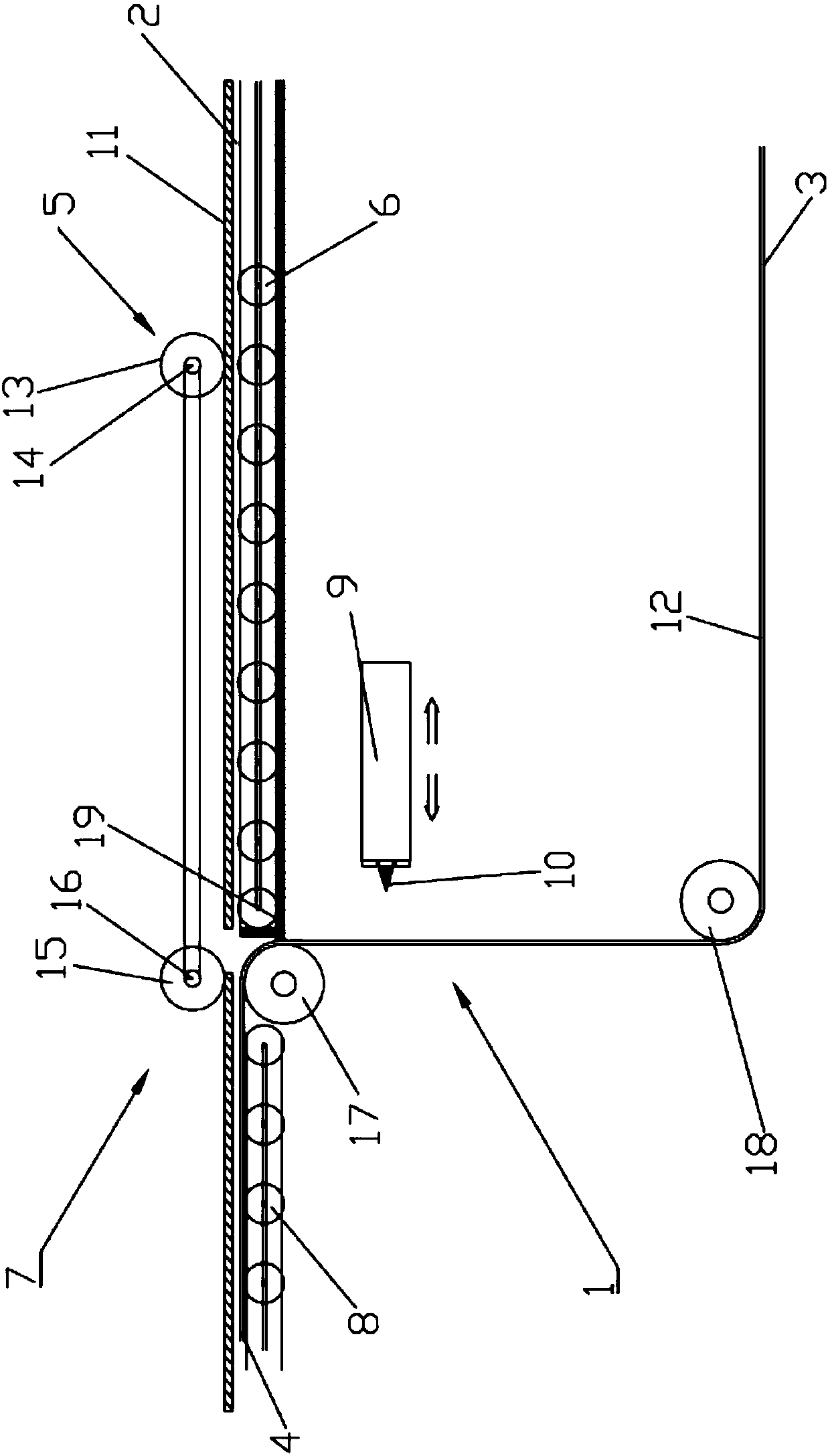 Foamed plastic hot melting compounding machine