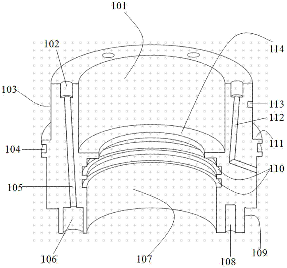 A connection device for an offshore test string release system