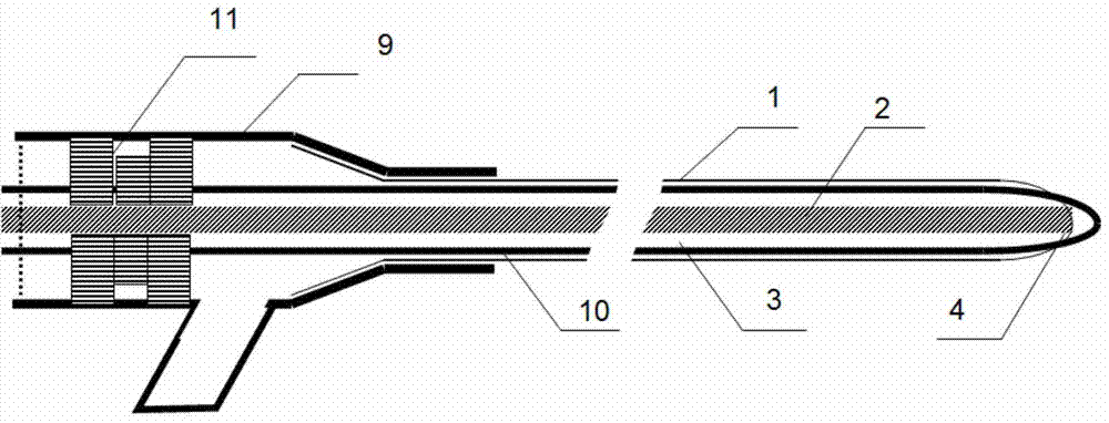 Self-sealing type venous indwelling needle and production method thereof