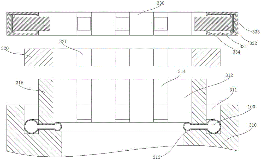 Air-sealing mechanism used for neodymium iron boron storage barrel