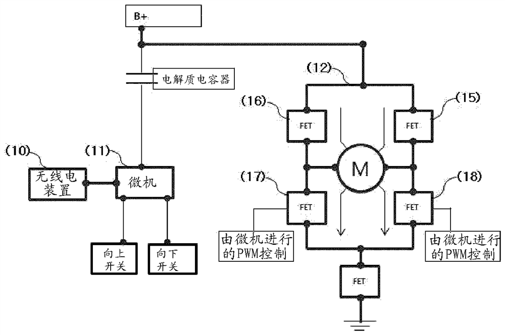 Noise remover of PWM motor without frequency control filter