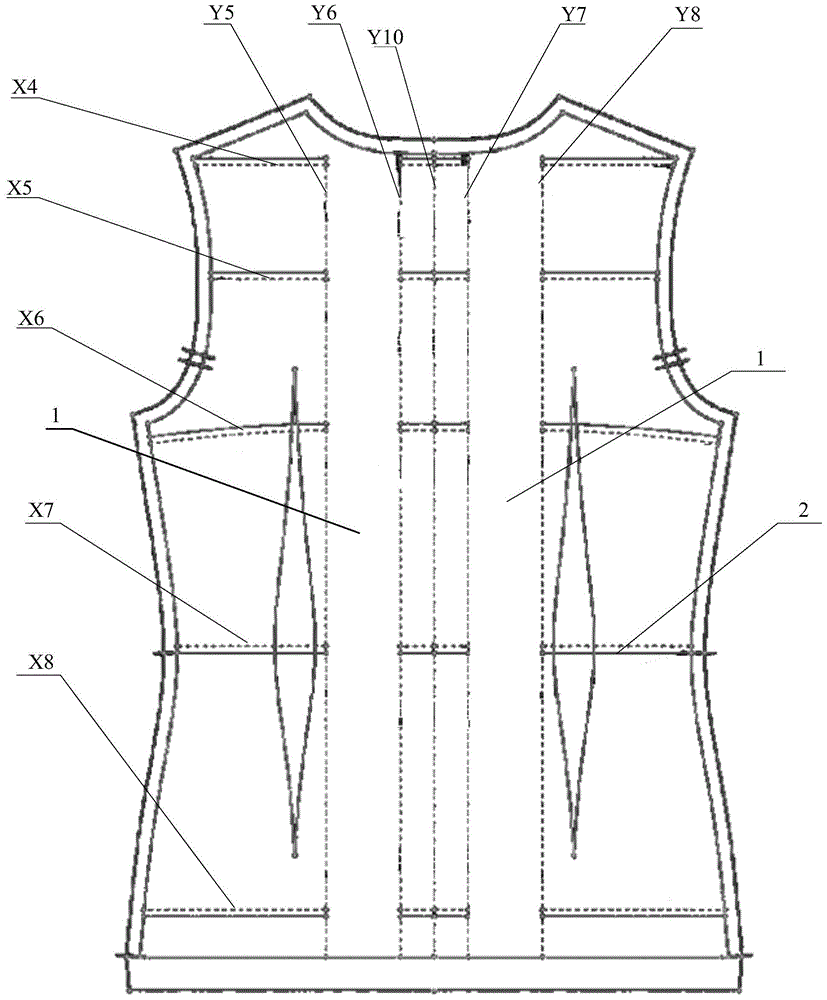 Three-dimensional body measuring garment