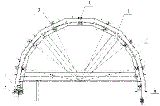 Steel strand winding guiding device and steel strand parallel winding method