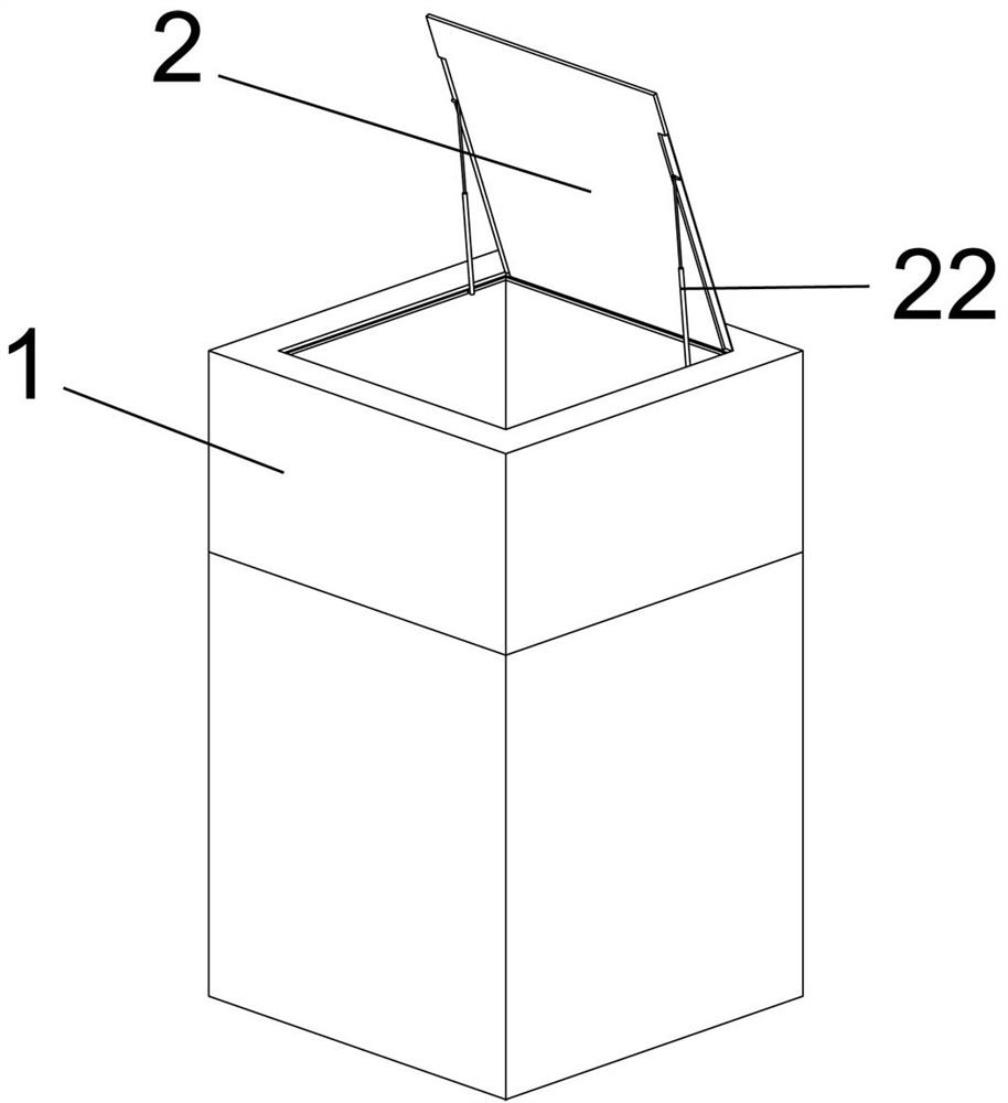 Classification garbage can