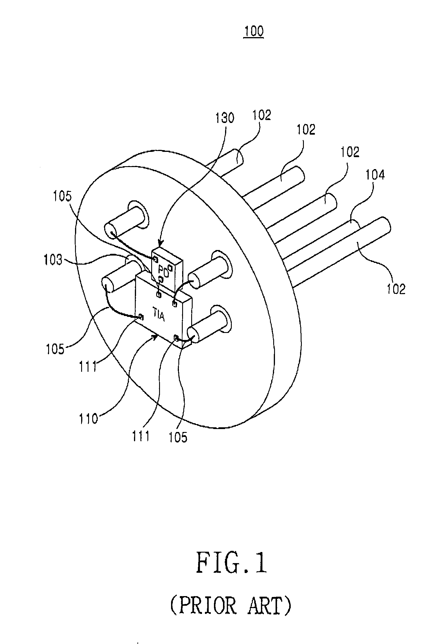 Optical receiver module with TO-Can structure