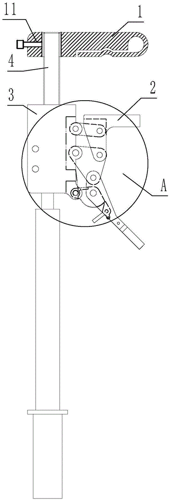 Ground wire automatic clamping device