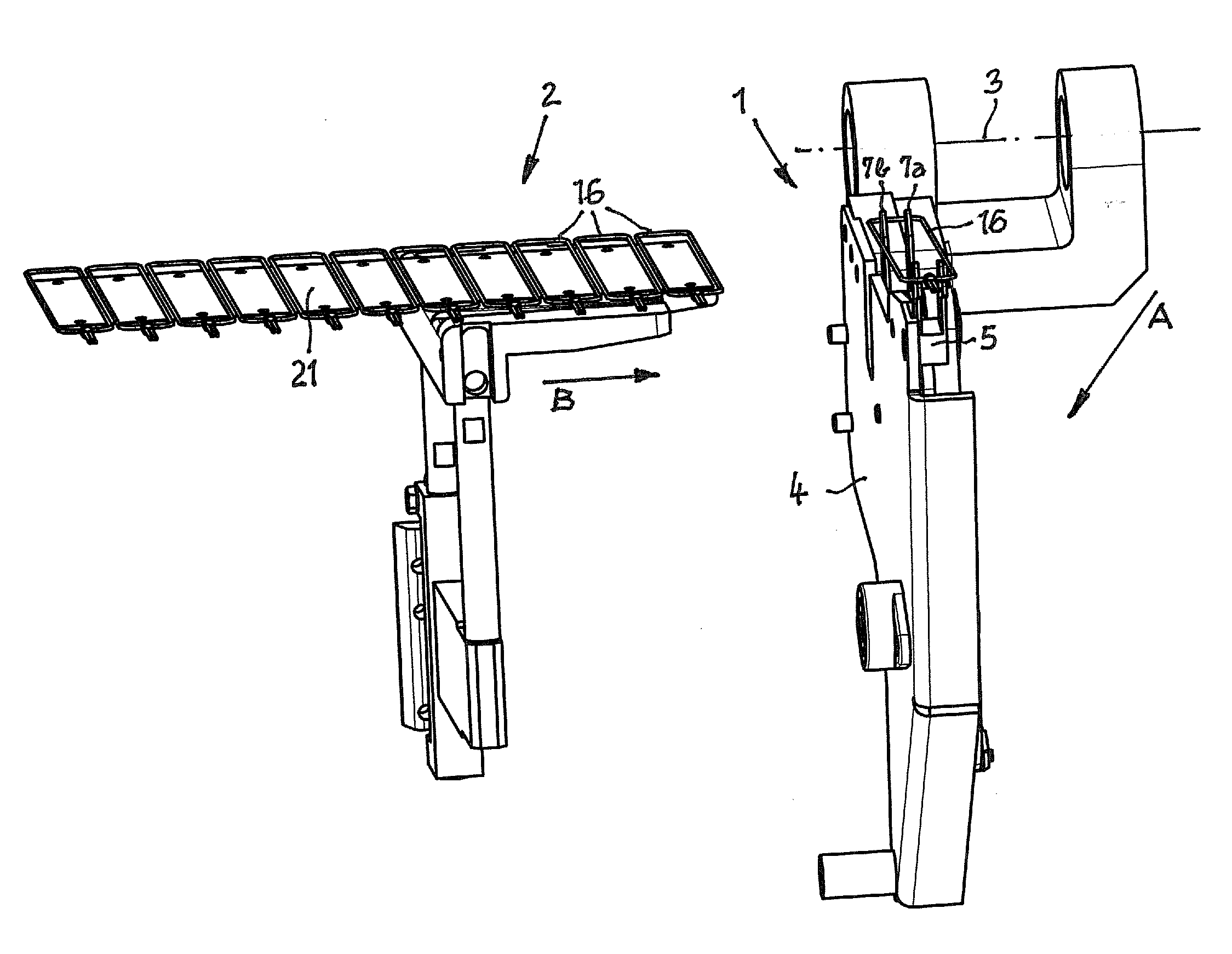 Portion pack with a suspension loop and method and device for attaching it