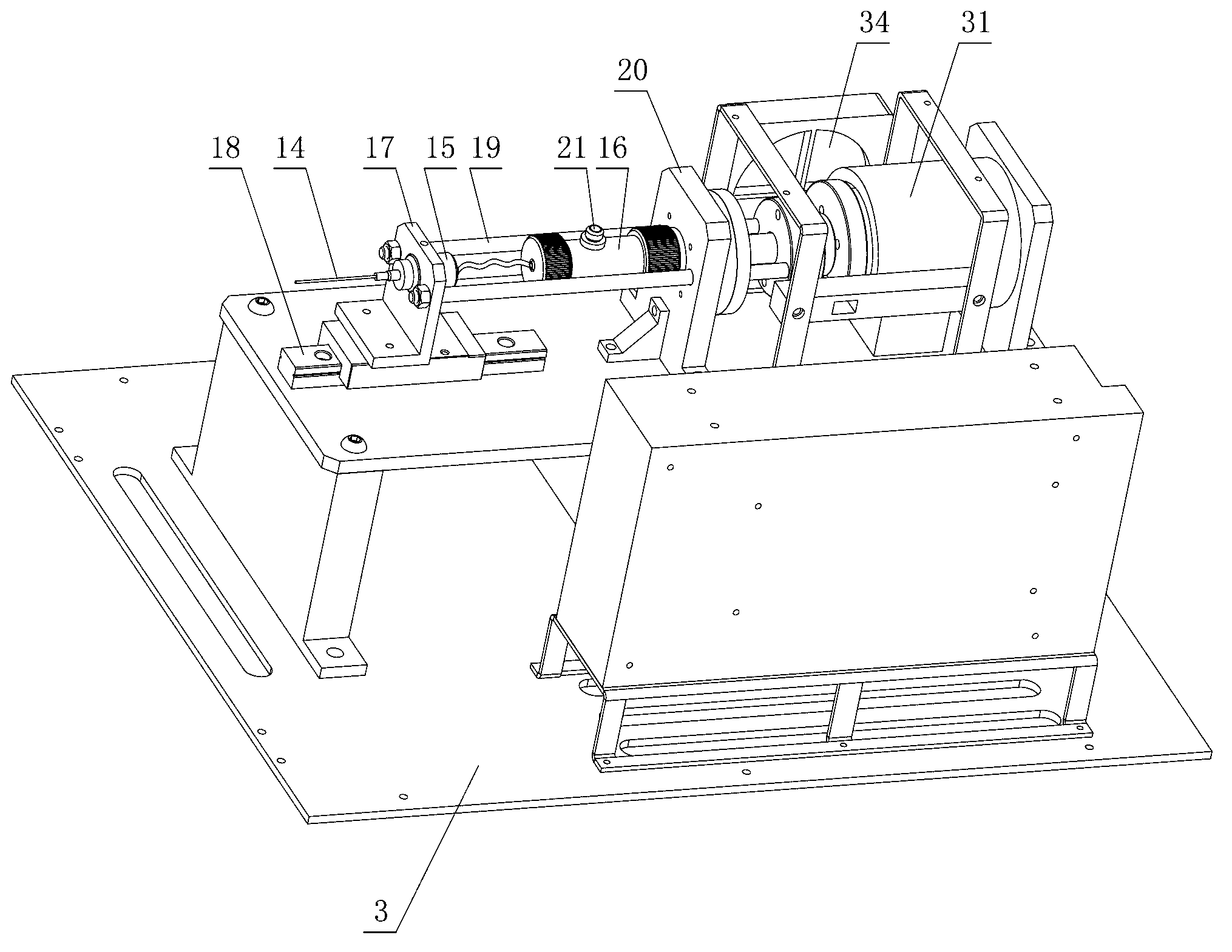 Automatic continuous injection device for drug injection of adult chicken