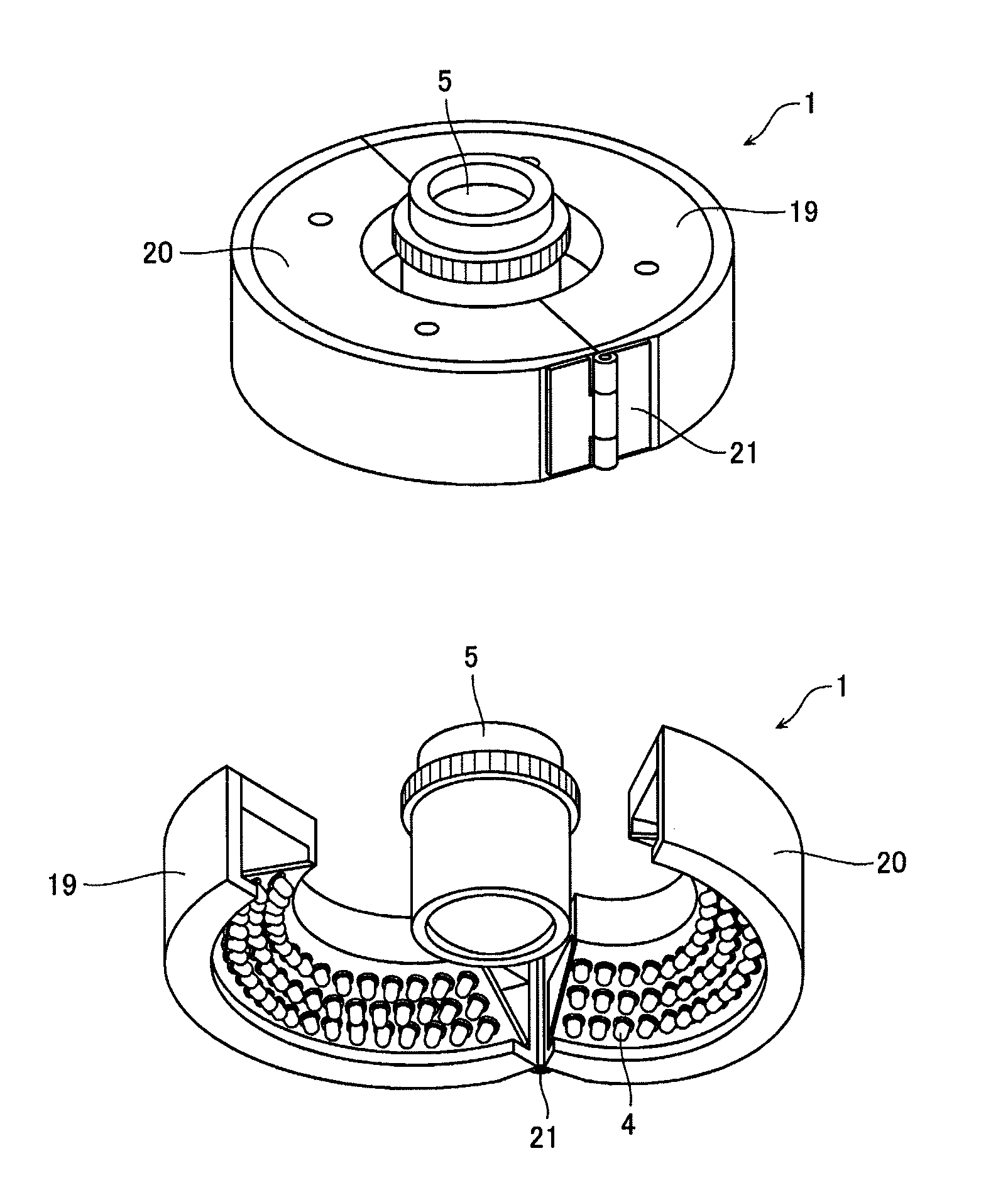 LED ring light and manufacture method of LED ring light and image measuring device and optical device using LED ring light