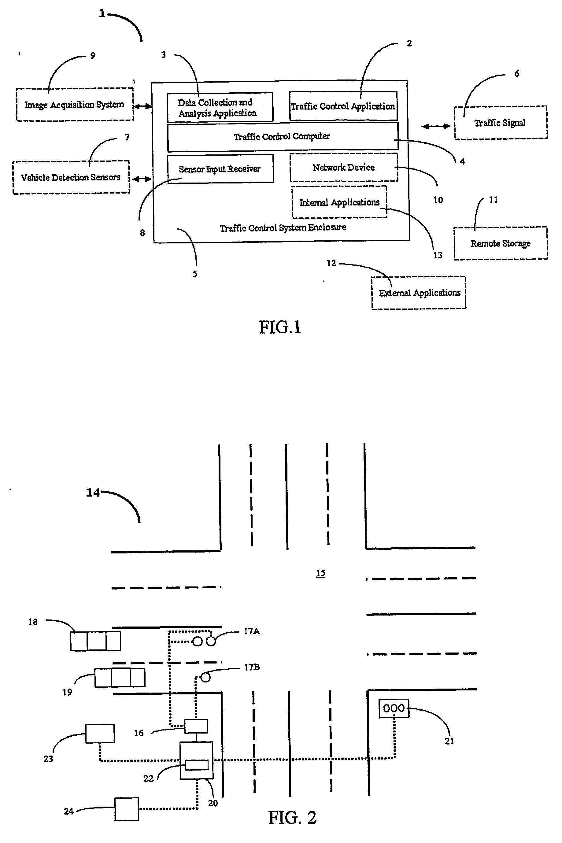 Method for incorporating individual vehicle data collection, detection and recording of traffic violations in a traffic signal controller