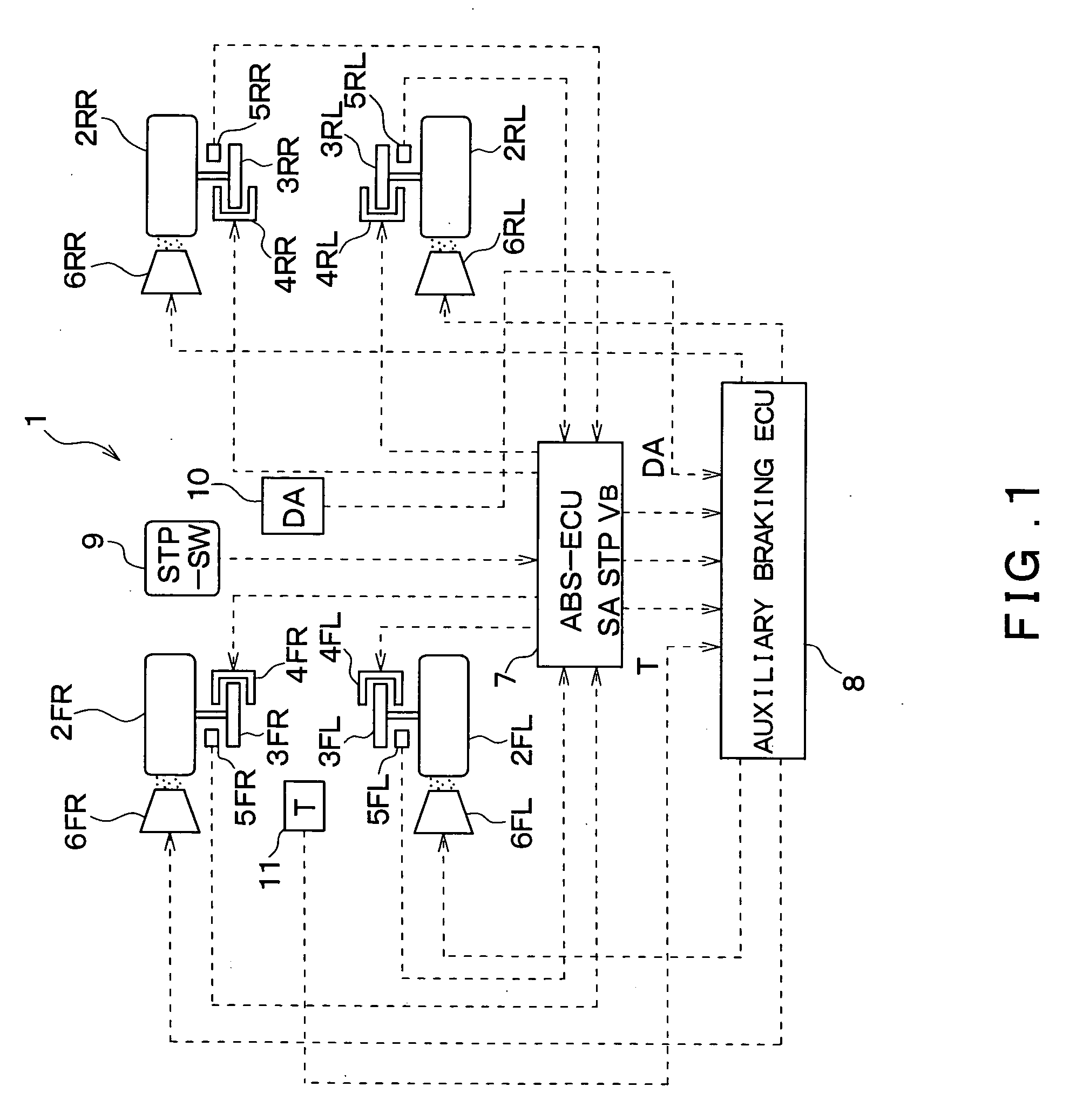 Vehicle brake system for increasing friction coefficient