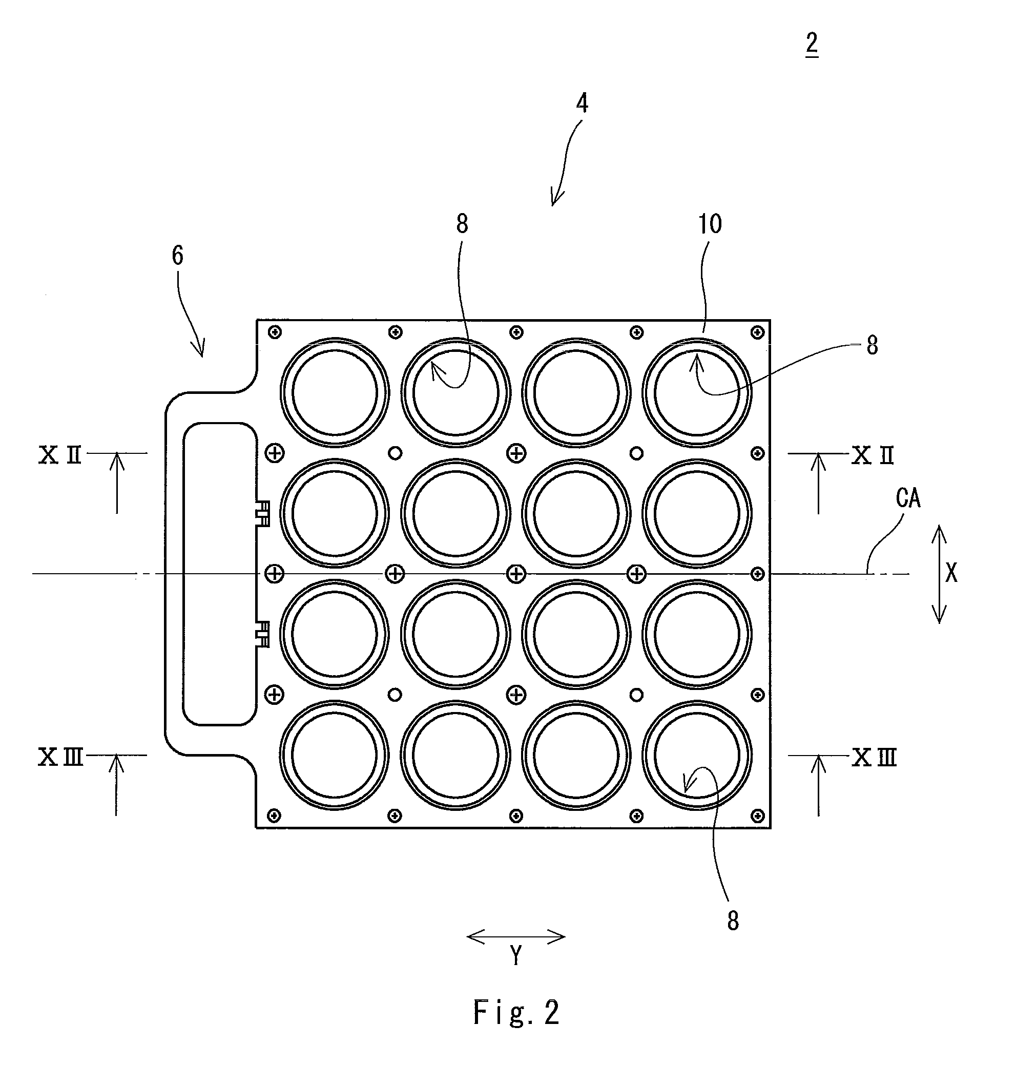 Tray for ink jet printer and method of manufacturing golf ball having mark