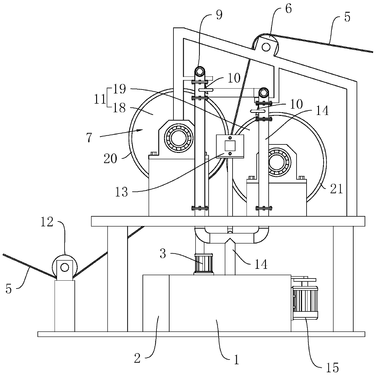 A soaking surface sizing process