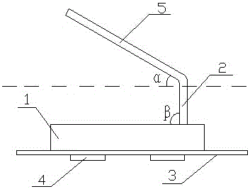 Gravity heat pipe system capable of being rotated and used along with lamp within range from 0 degree to 90 degrees