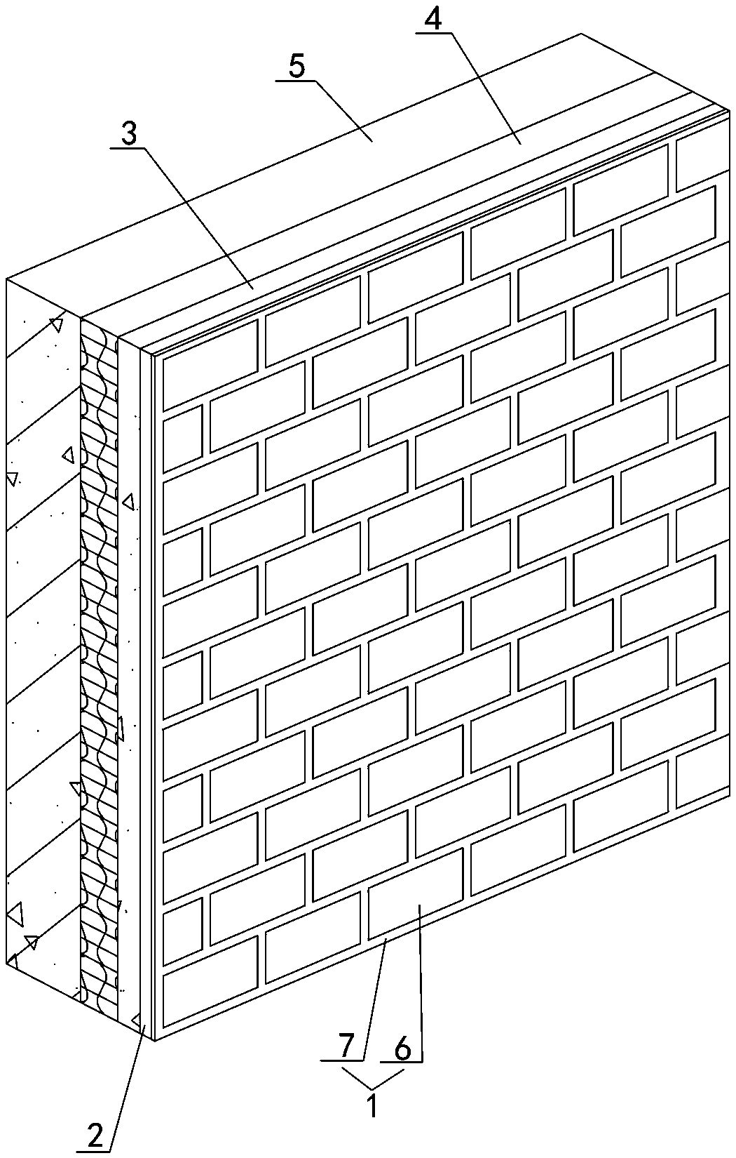Prefabricated thermal insulation exterior wall panel with waste brick decoration and manufacturing method thereof