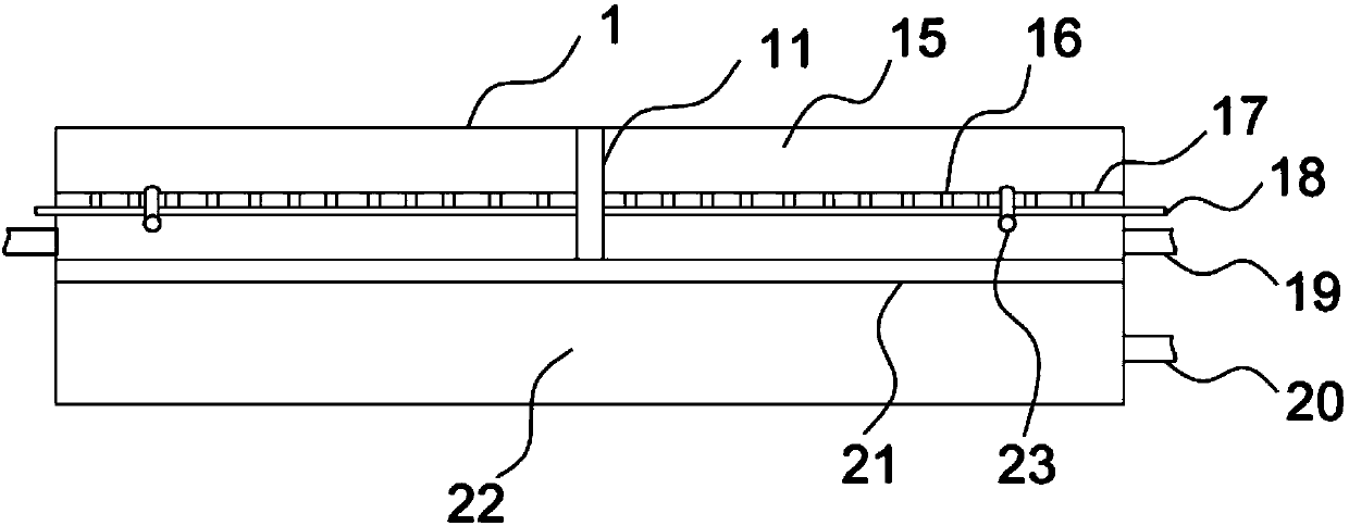 Combined type household water bed