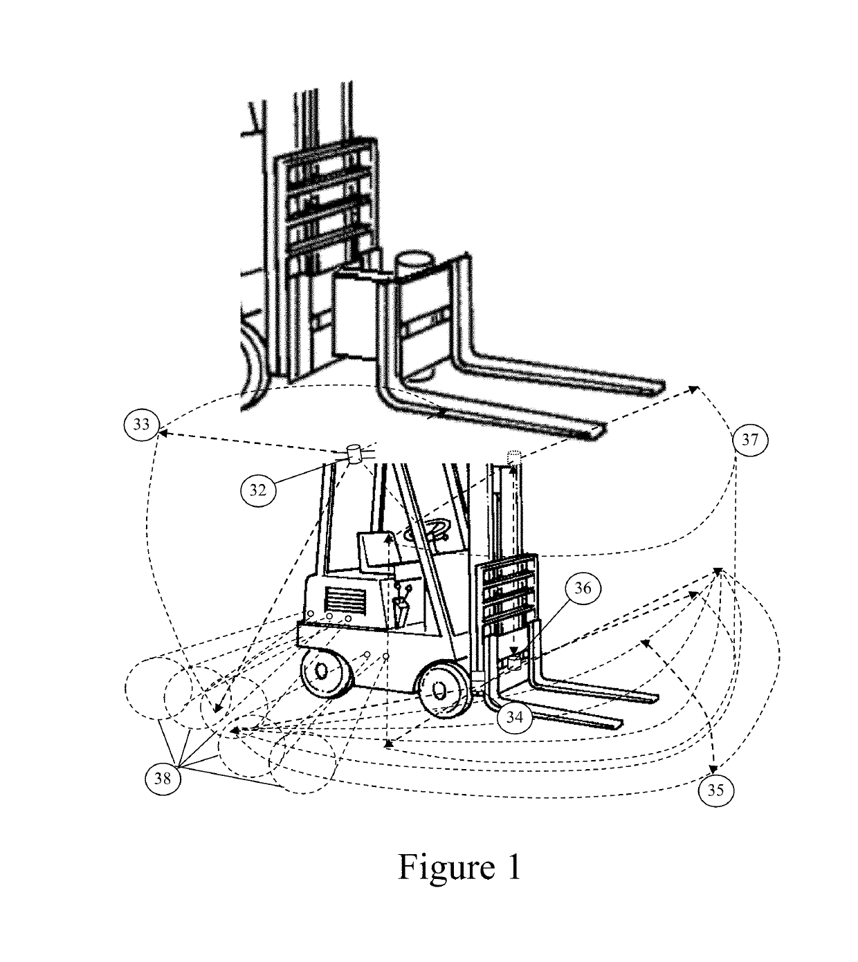 Path and load localization and operations supporting automated warehousing using robotic forklifts or other material handling vehicles