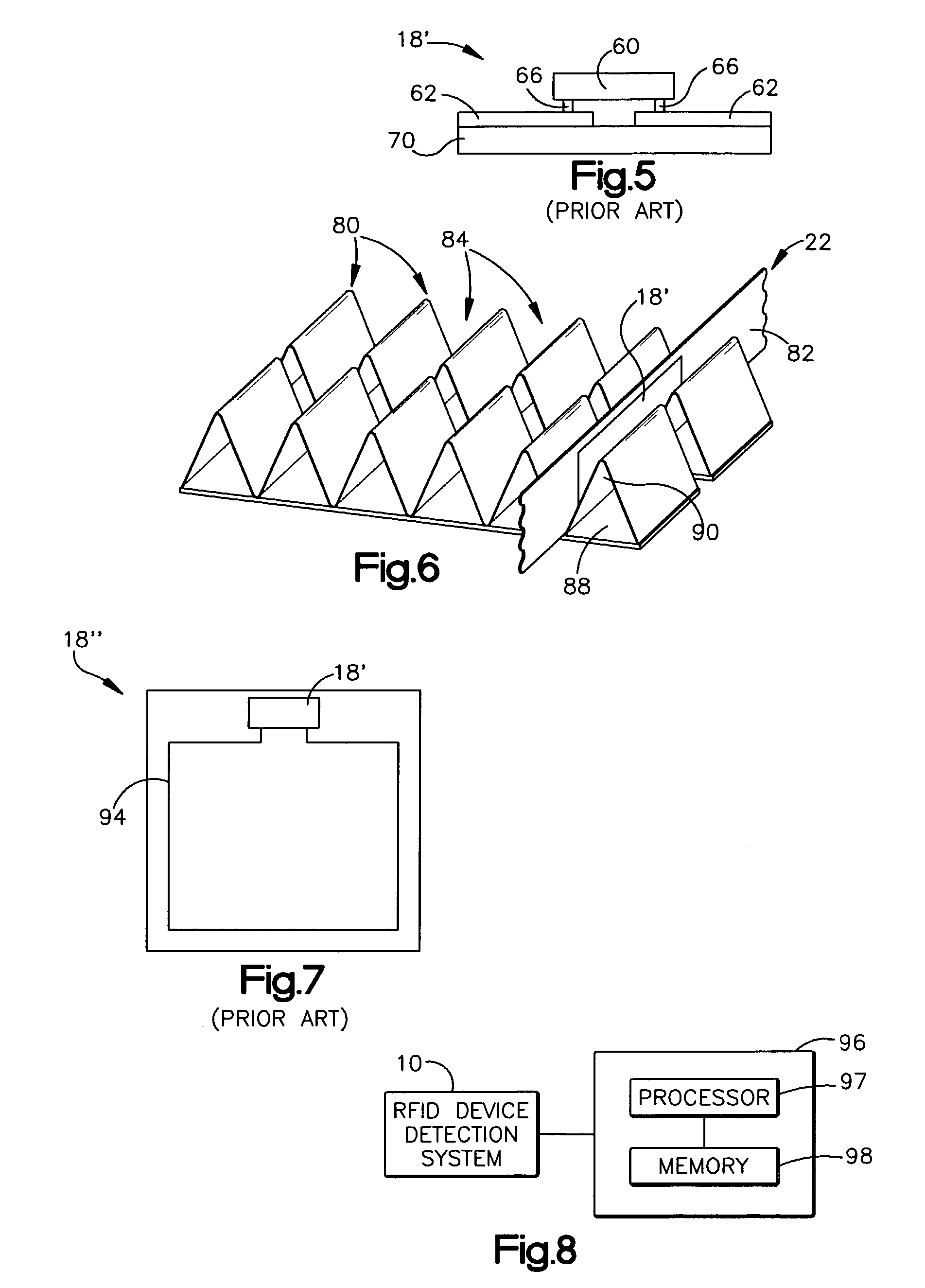 RFID device detection system and method