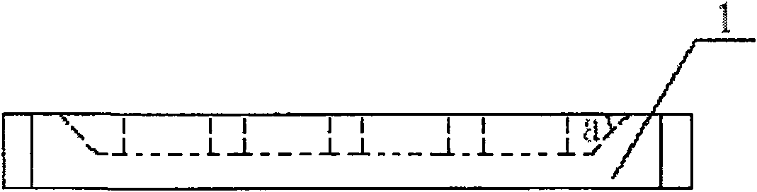 Method for preparing mould cover of carbon block on anode of heterogeneous edge table in use for electrolyzing aluminum