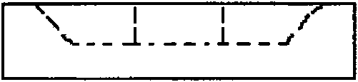 Method for preparing mould cover of carbon block on anode of heterogeneous edge table in use for electrolyzing aluminum