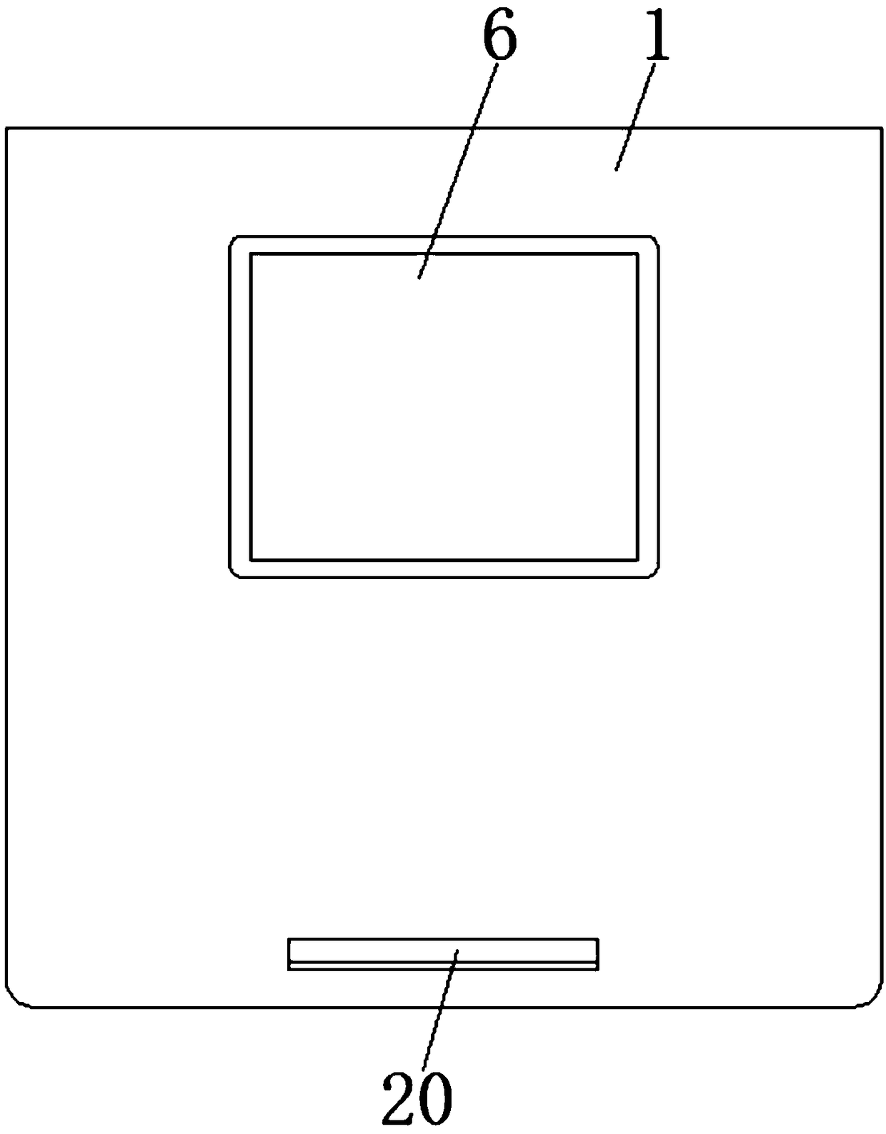 Sand-spitting cleaning device of dascillidae based on shock force and warm water immersion method