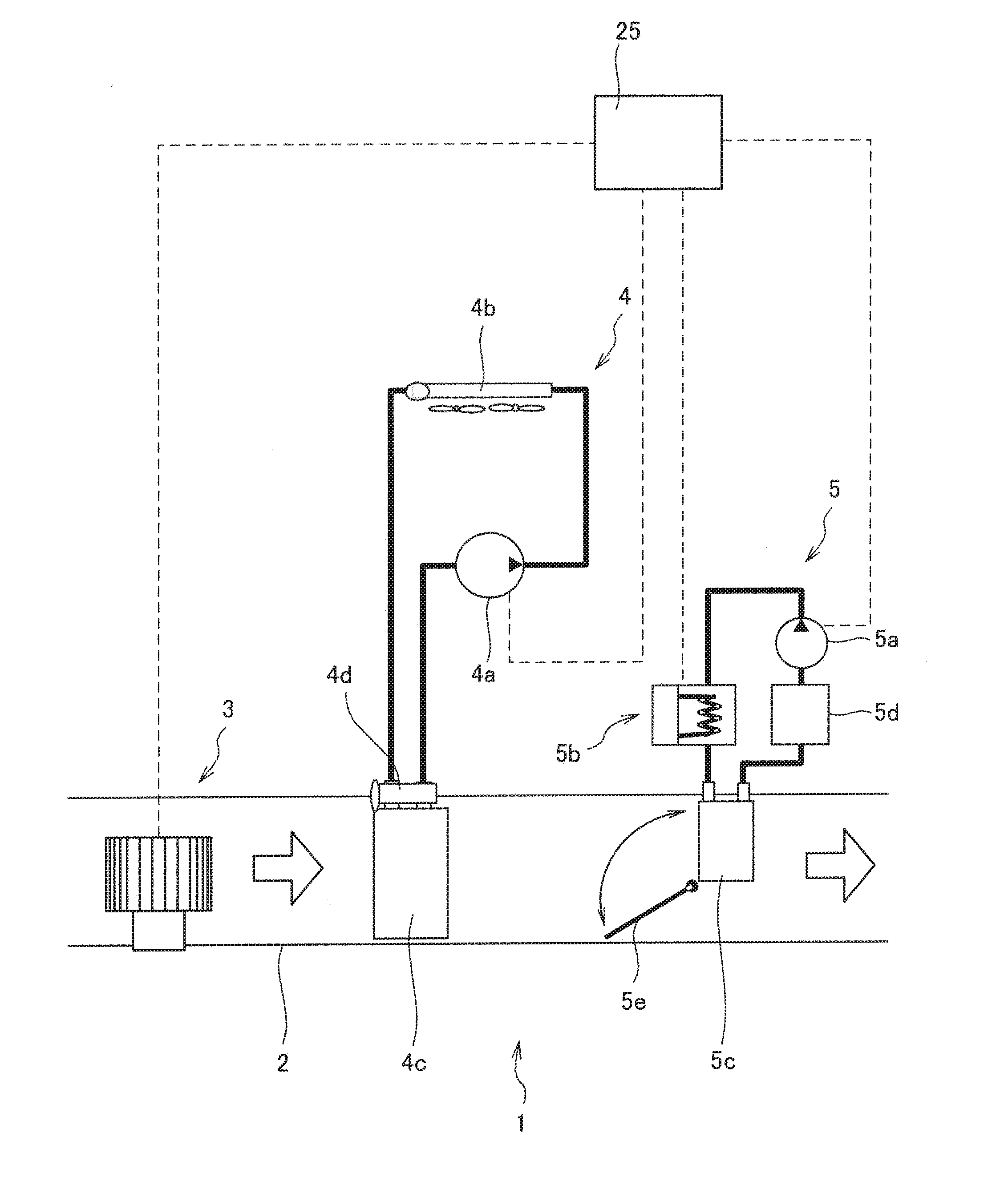 Vehicle air-conditioner safety device, and control method thereof