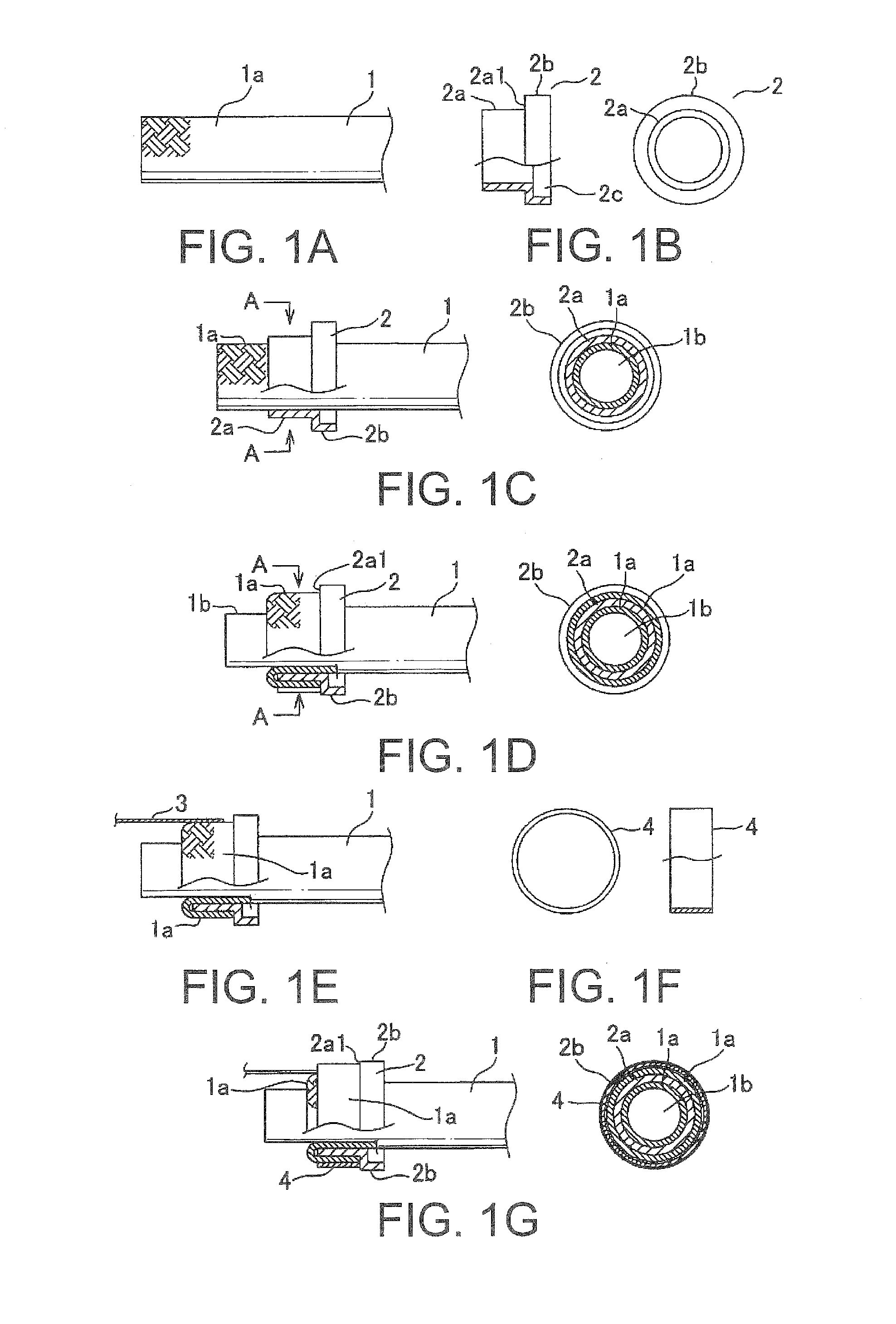 Connection method between braided shield layer of shiled wire and drain wire, and connection structure of the same