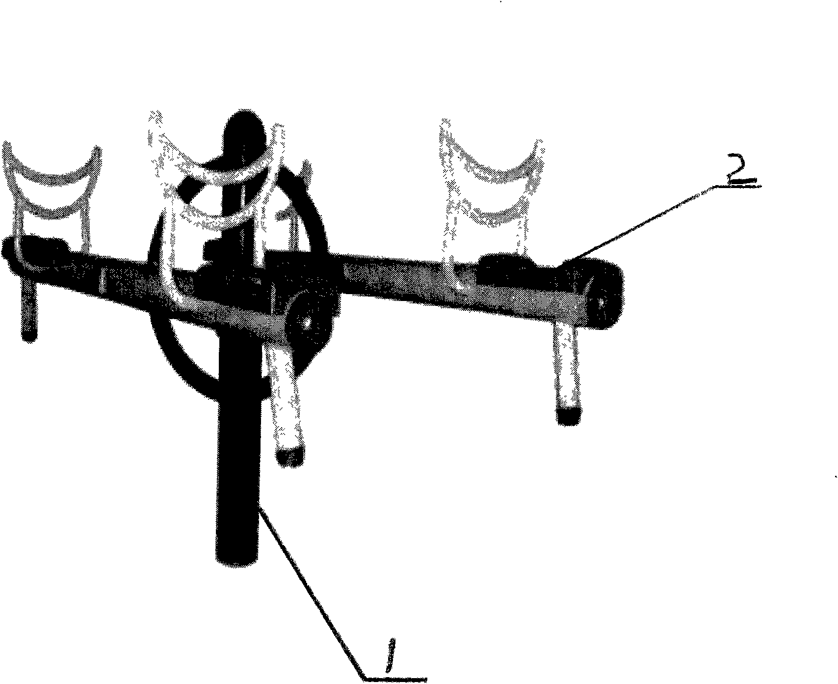 Four-position teeterboard