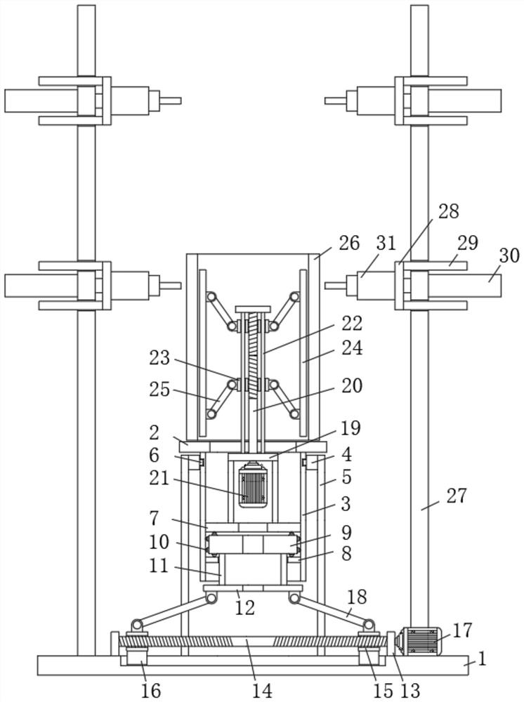 Drilling equipment for producing washing machine inner drums