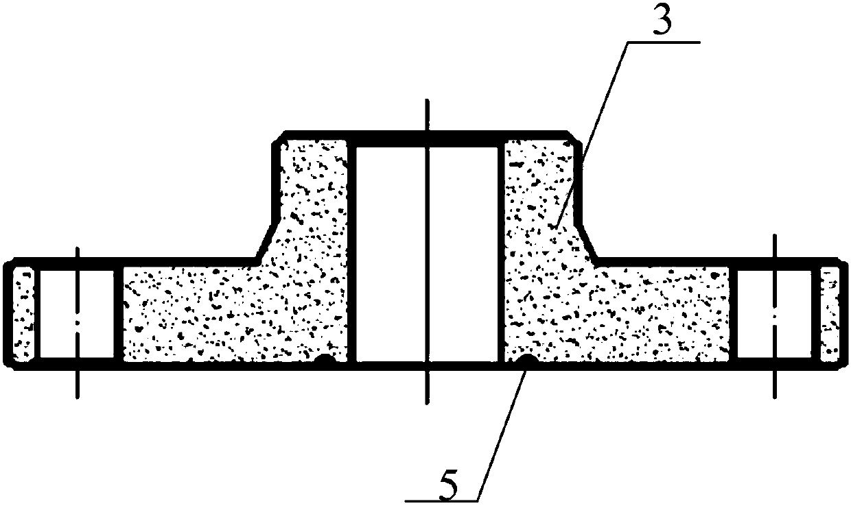 Cooperating structure of a rotor compressor and its crankshaft thrust surface and flange surface