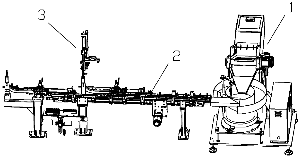 New energy motor rotor magnetic steel feeding assembly mechanism