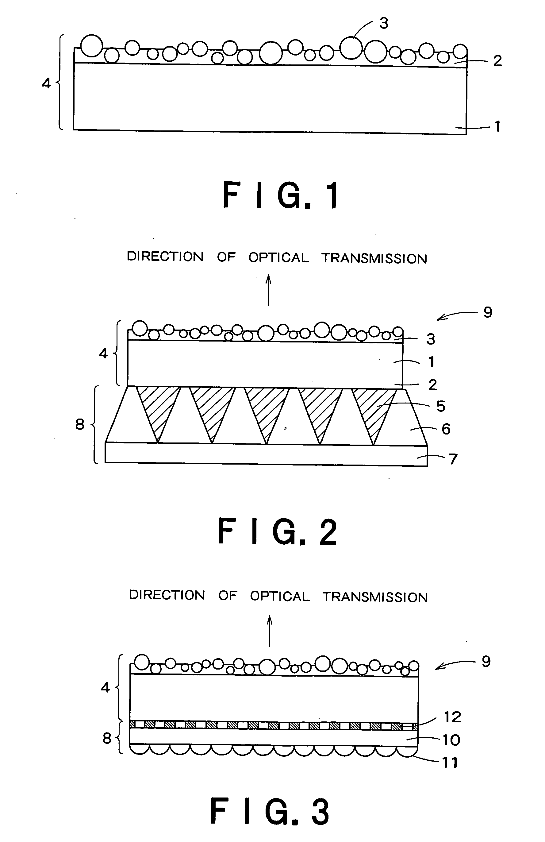 Surface protective member for transmission screen