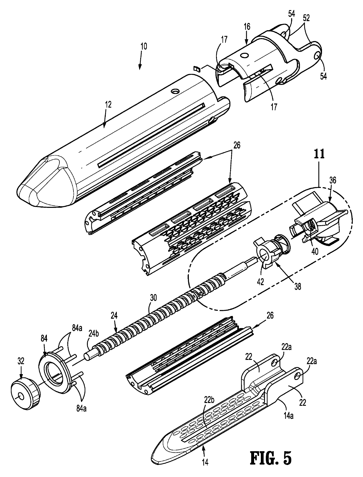 Multi-fire lead screw stapling device