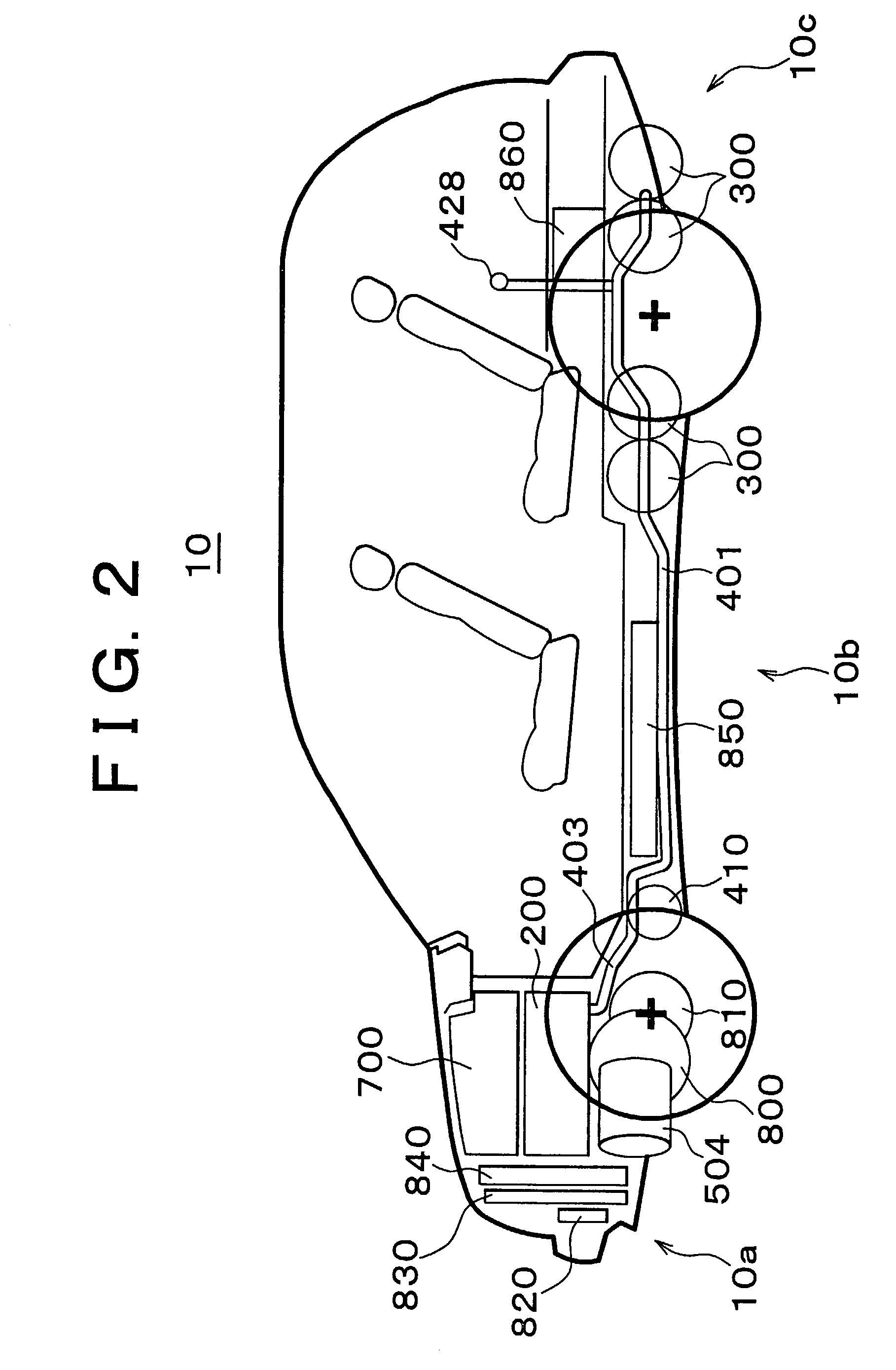 On-vehicle structure of fuel cell system