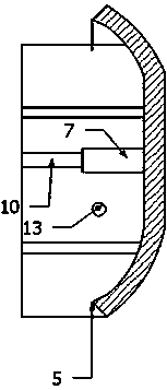 Filling mould module and construction method thereof