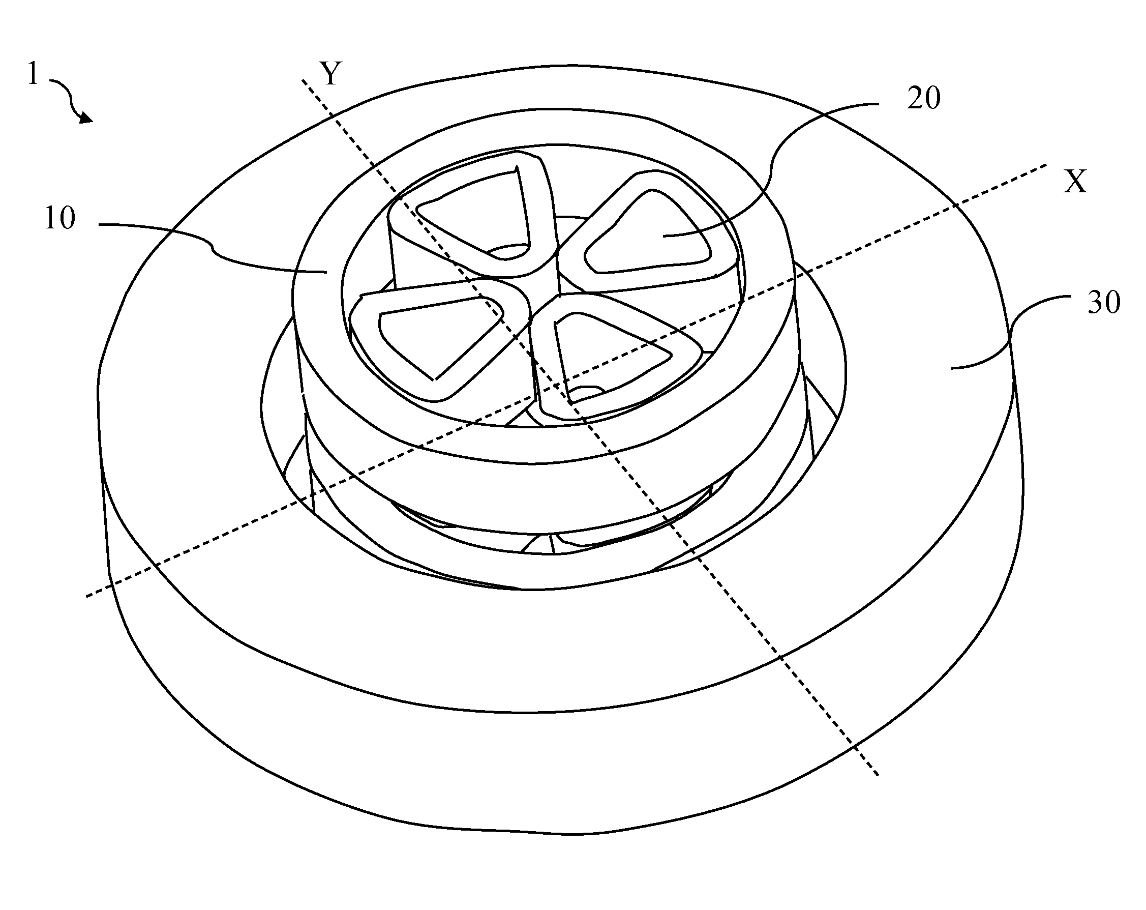 Magnet structure for an isochronous superconducting compact cyclotron